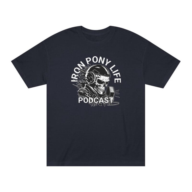 Iron Pony Life Podcast Unisex Classic Tee - Casual Graphic T-Shirt for Podcast Fans - Image 2