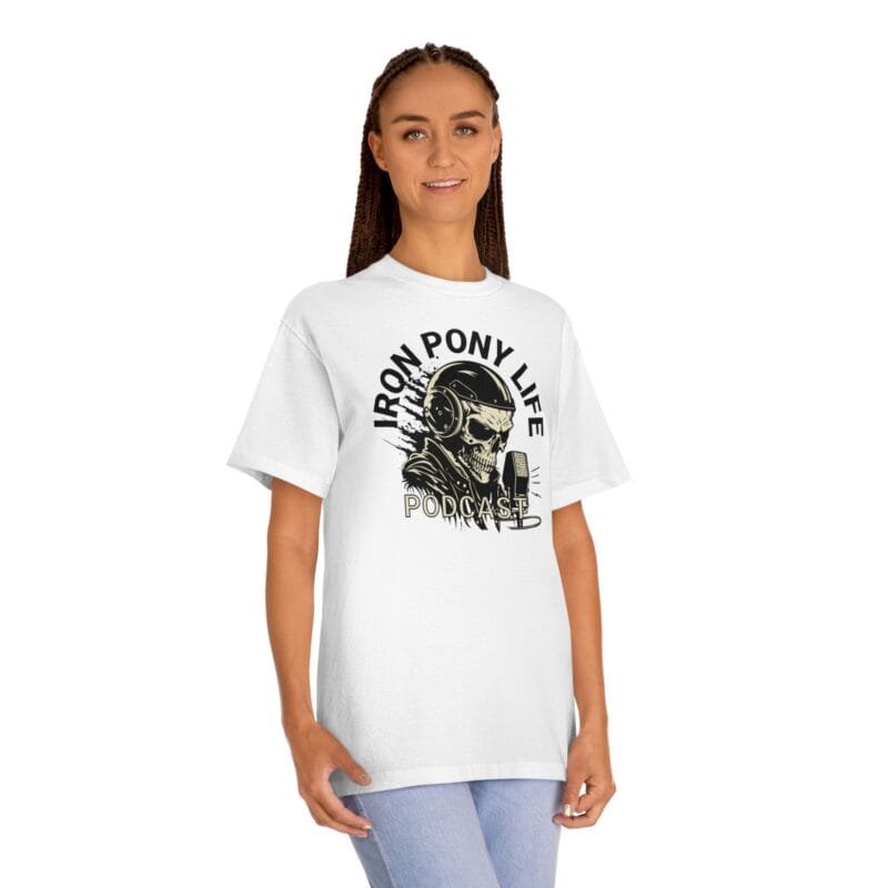 Iron Pony Life Podcast Unisex Classic Tee - Casual Graphic T-Shirt for Podcast Fans - Image 7