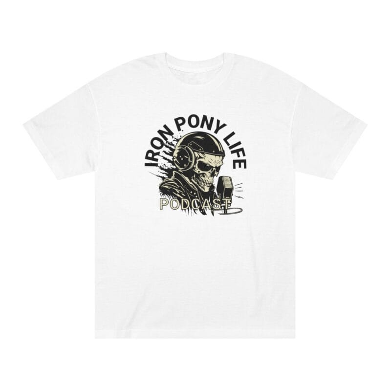 Iron Pony Life Podcast Unisex Classic Tee - Casual Graphic T-Shirt for Podcast Fans - Image 5