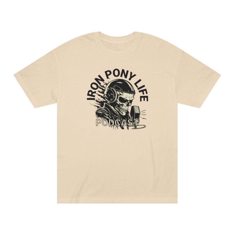 Iron Pony Life Podcast Unisex Classic Tee - Casual Graphic T-Shirt for Podcast Fans - Image 13