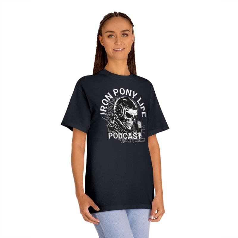 Iron Pony Life Podcast Unisex Classic Tee - Casual Graphic T-Shirt for Podcast Fans - Image 4