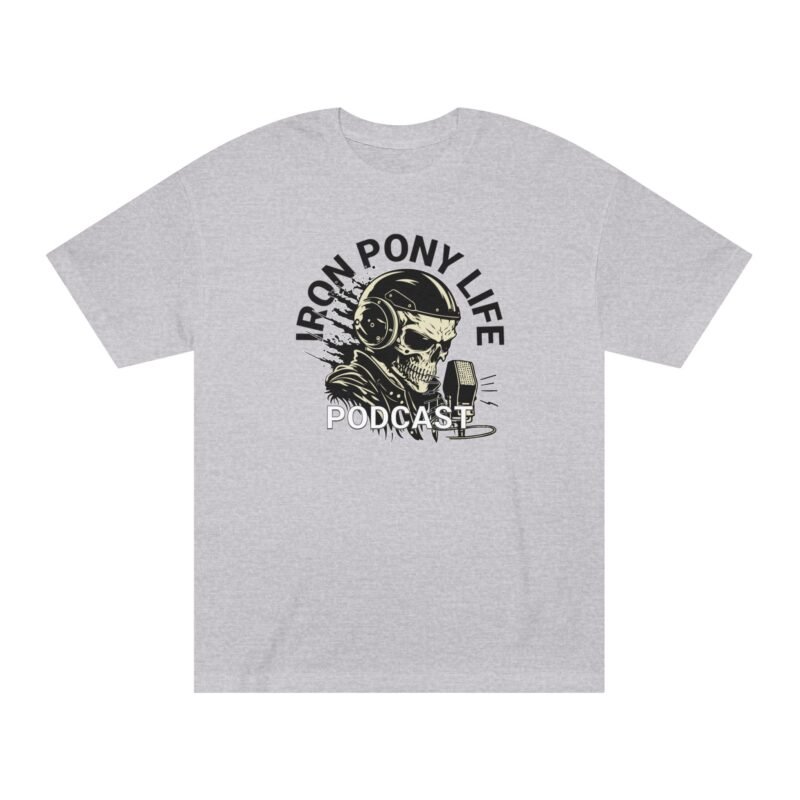 Iron Pony Life Podcast Unisex Classic Tee - Casual Graphic T-Shirt for Podcast Fans - Image 9